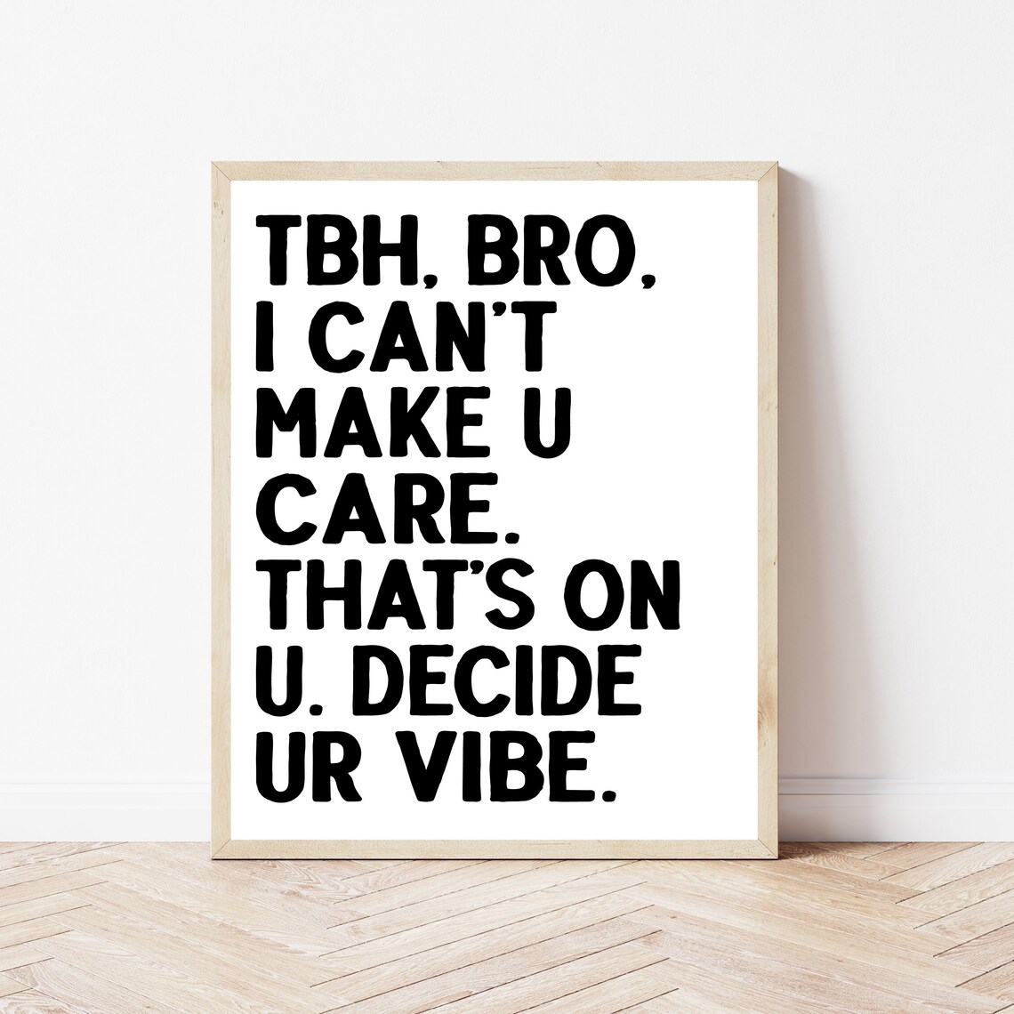 High School Classroom Retro Theme Art Print