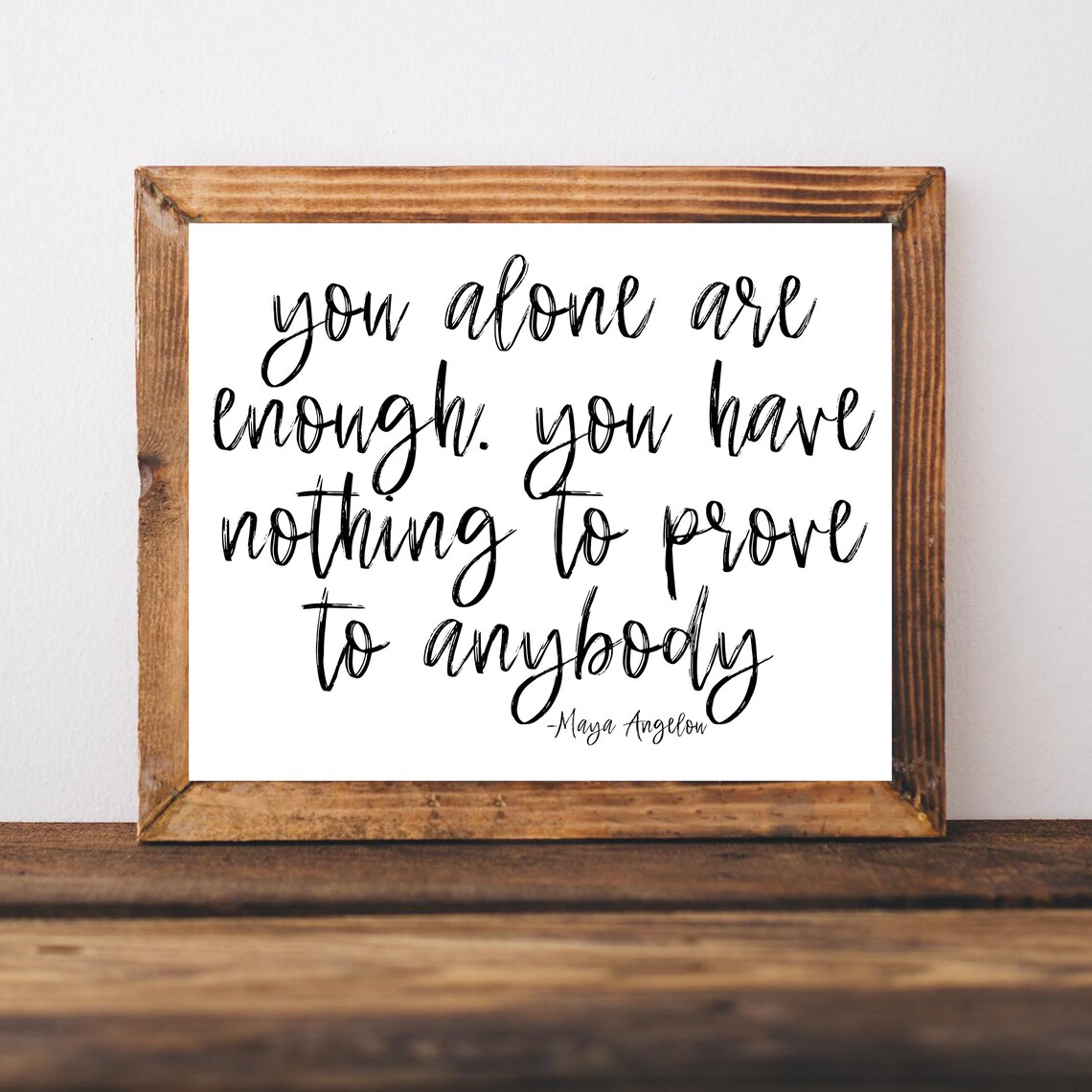 Maya Angelou Quotes, Christian Wall Art Print
