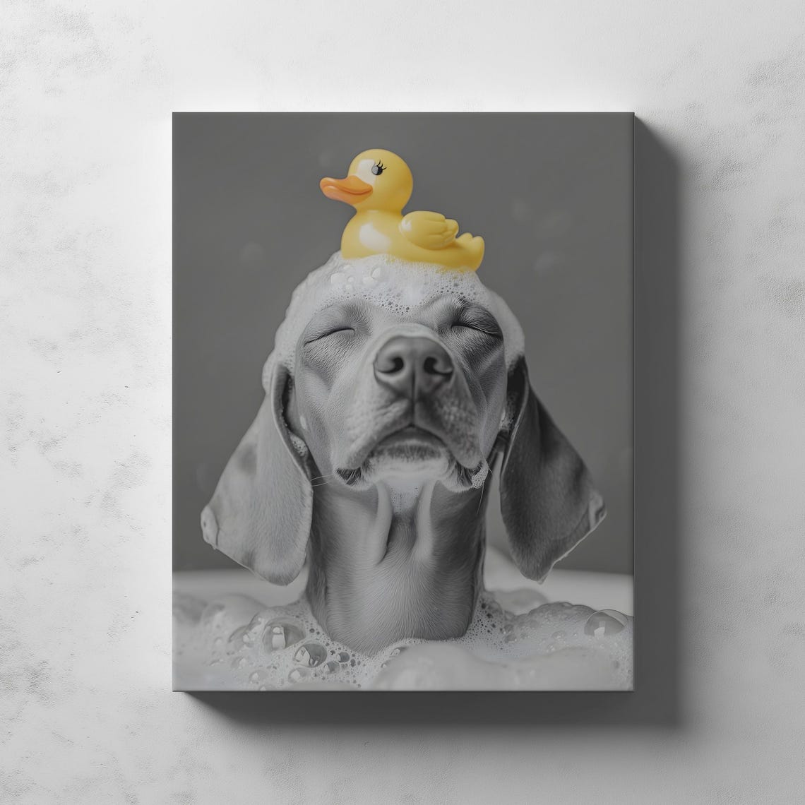 Vizsla Dog Spa Day Art Funny Bathroom Wall Decor Bubble Bath Print Hungarian Poster Mom Gift - Image 3