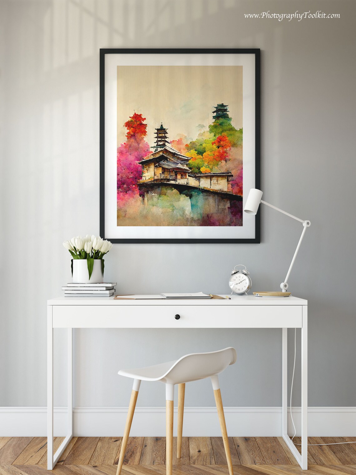 Kyoto Japan Vintage Travel Poster, Japanese Art Print - Image 2