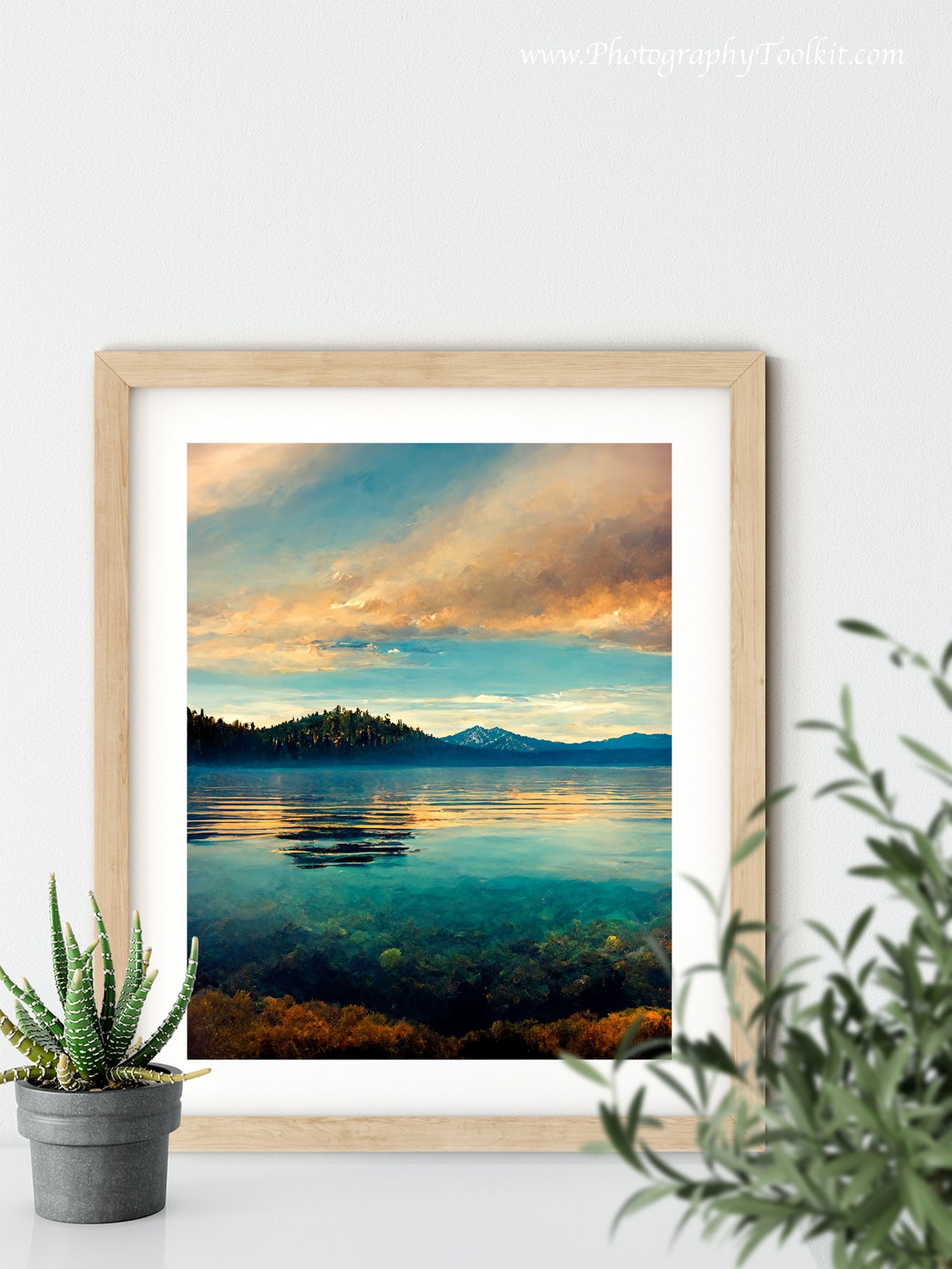 Lake Tahoe Print Lake Tahoe Wall Art Lake Tahoe Poster Lake Tahoe Art Lake Tahoe Lake Tahoe Vintage Style Travel Poster Print - Image 5
