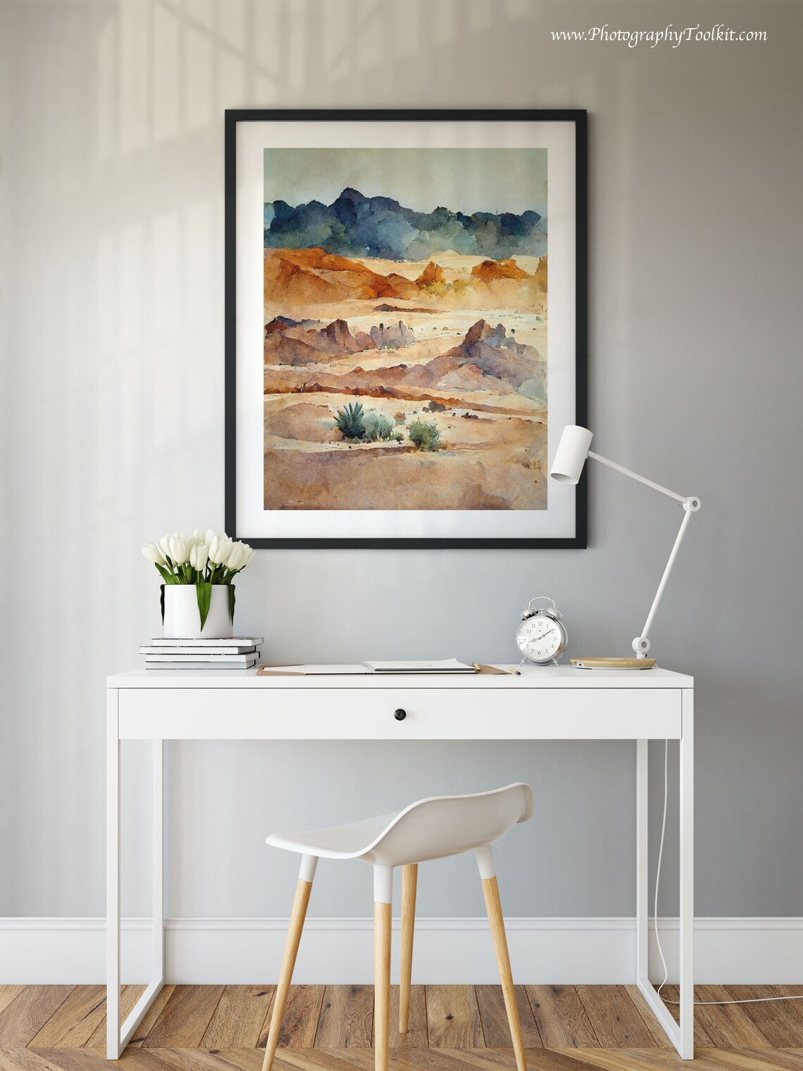 Desert Print Boho Western Decor Southwest Desert Print Desert Desert Landscape Boho Wall Decor Western Decor Retro Art - Image 2