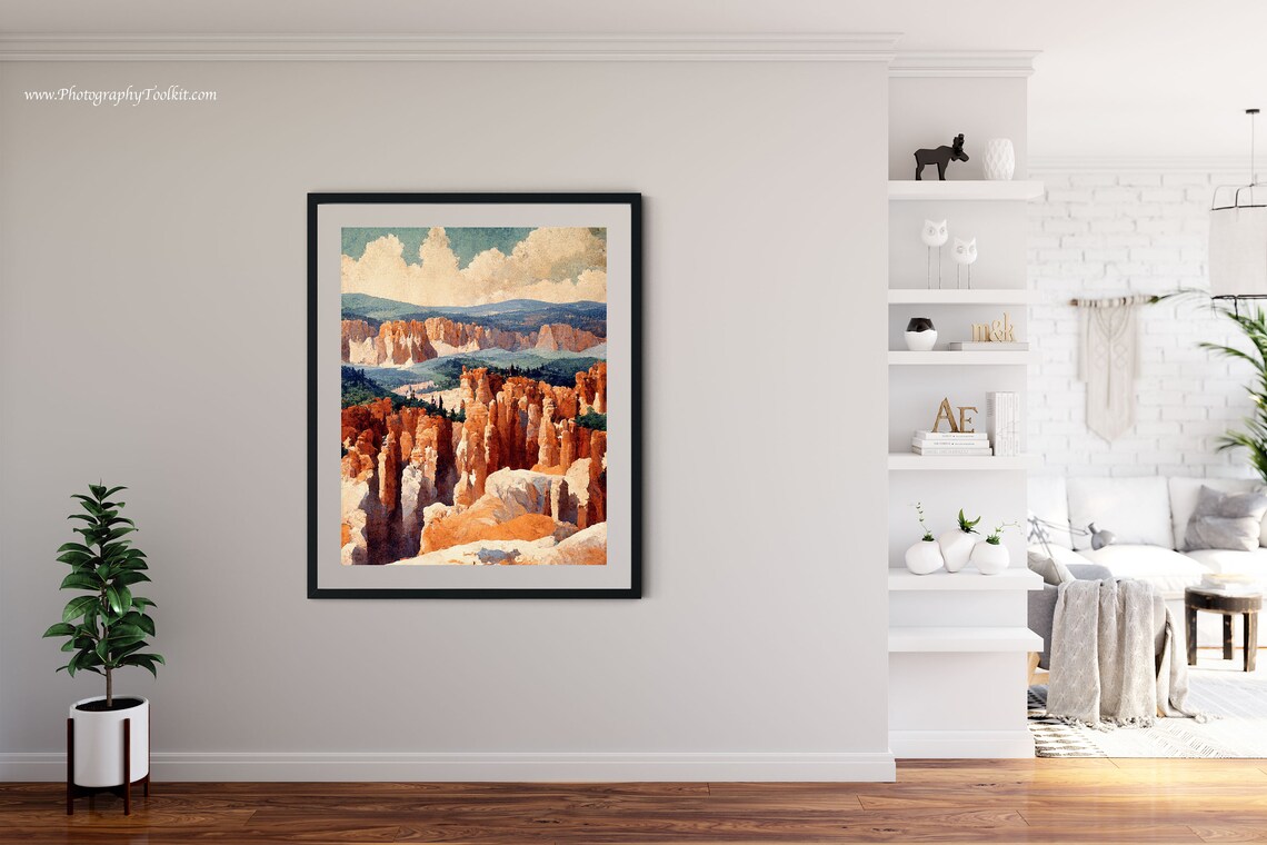Bryce Canyon Poster Print, Southern Utah Landscape - Image 4