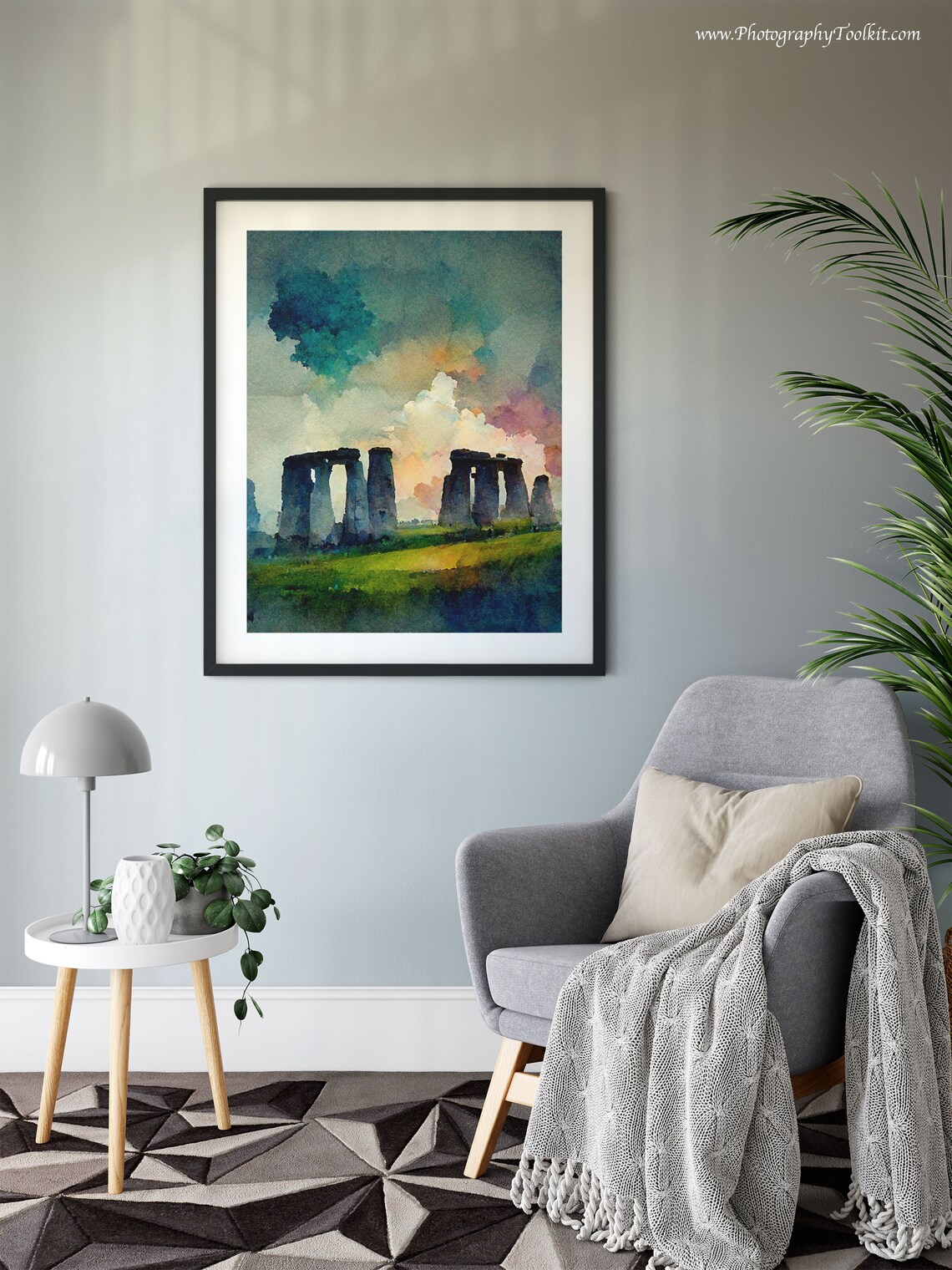 Stonehenge Travel Poster, Wiltshire Monument - Image 6