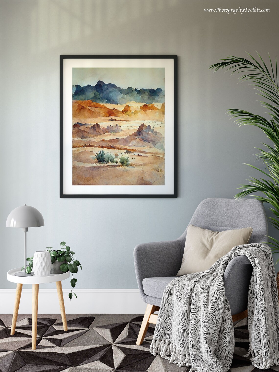 Desert Print Boho Western Decor Southwest Desert Print Desert Desert Landscape Boho Wall Decor Western Decor Retro Art - Image 6