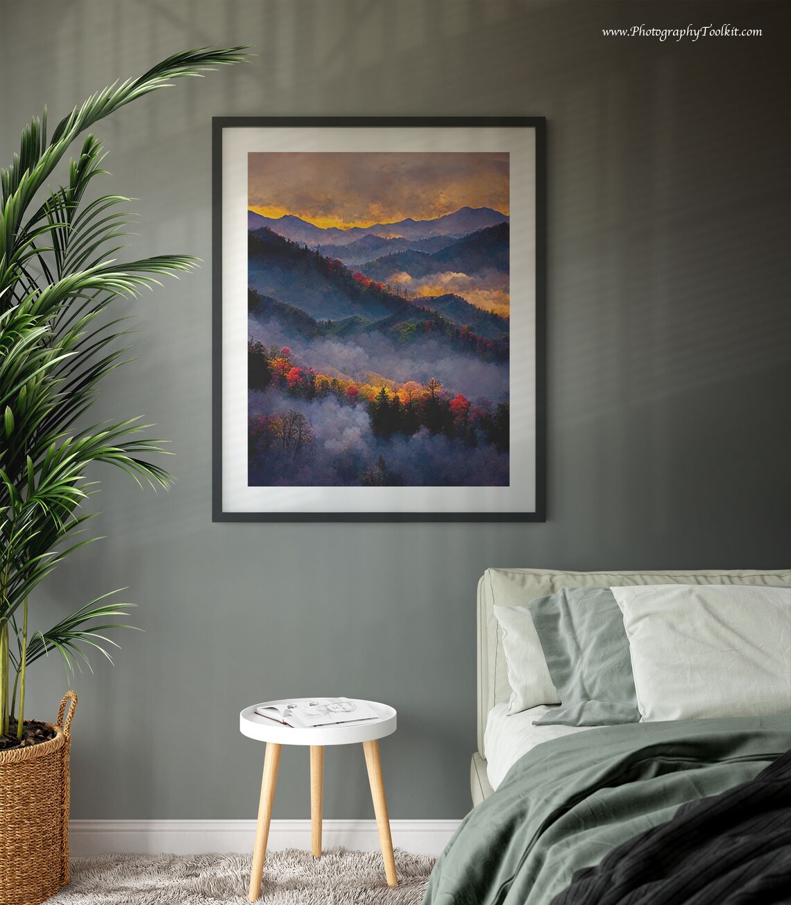 Great Smoky Mountains Art Print, Nature Landscape - Image 3