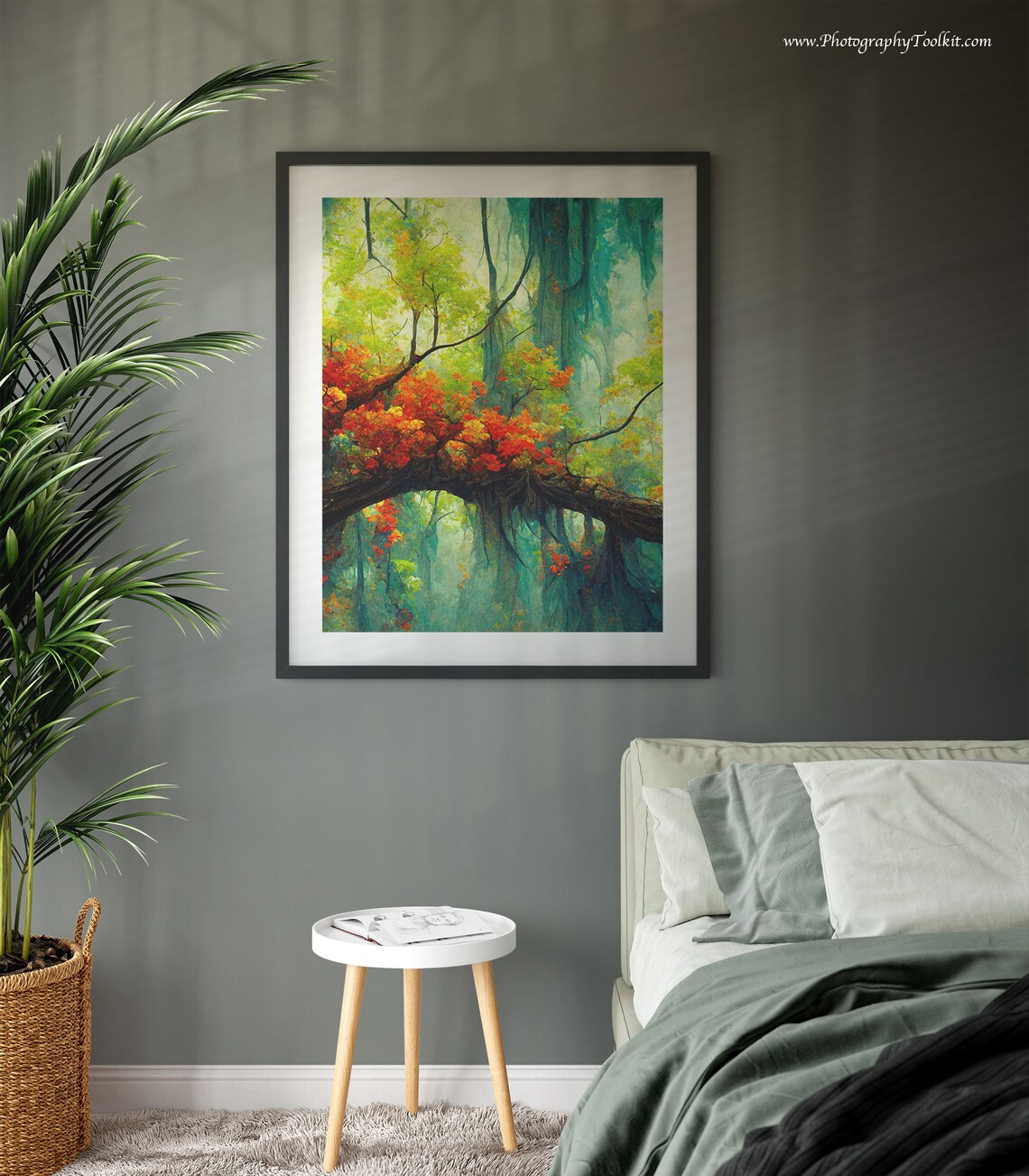Spring Landscape Forest Art Print, Pine Trees - Image 3