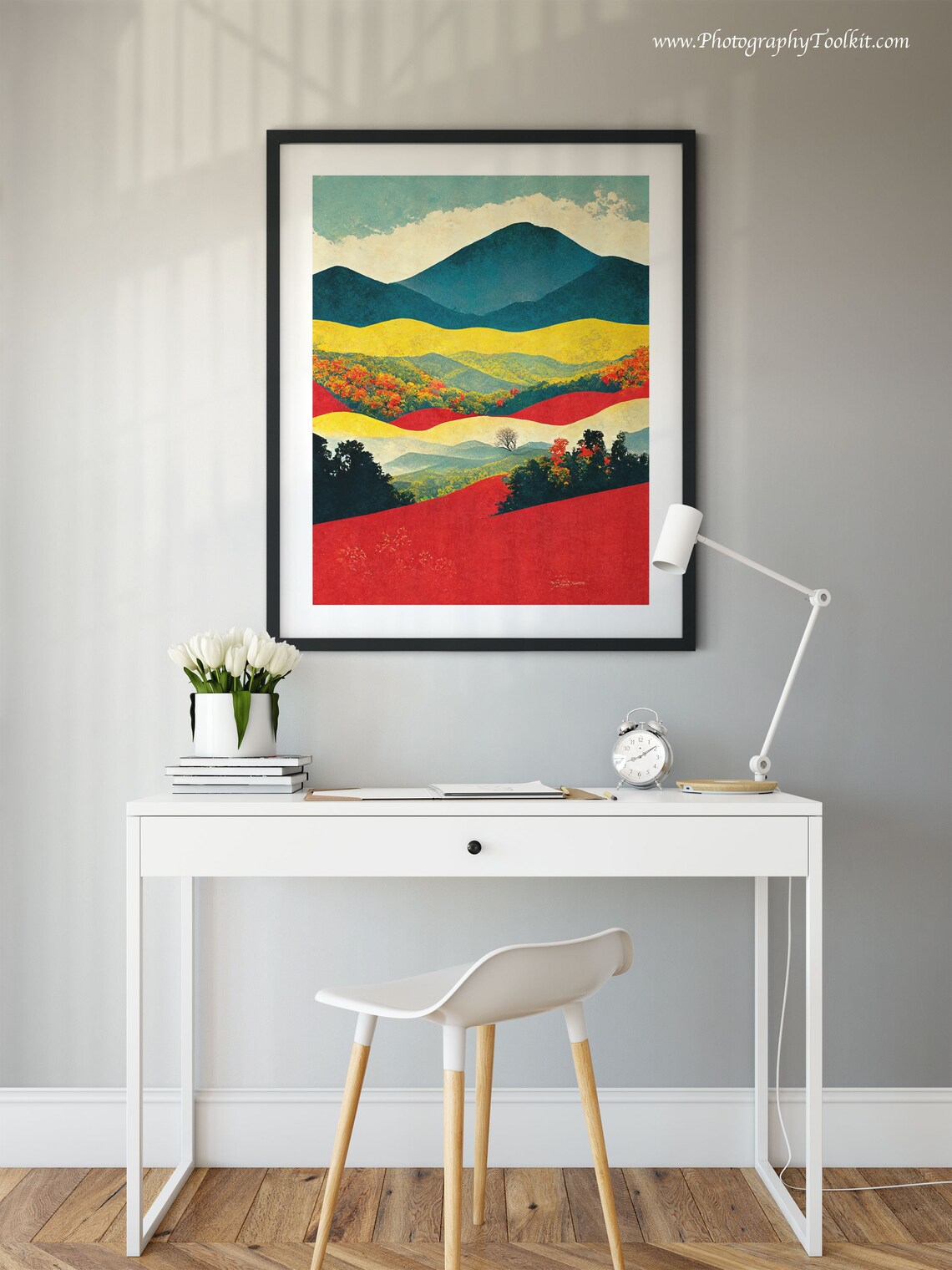 Shenandoah National Park Travel Poster, Blue Ridge Mountains - Image 2