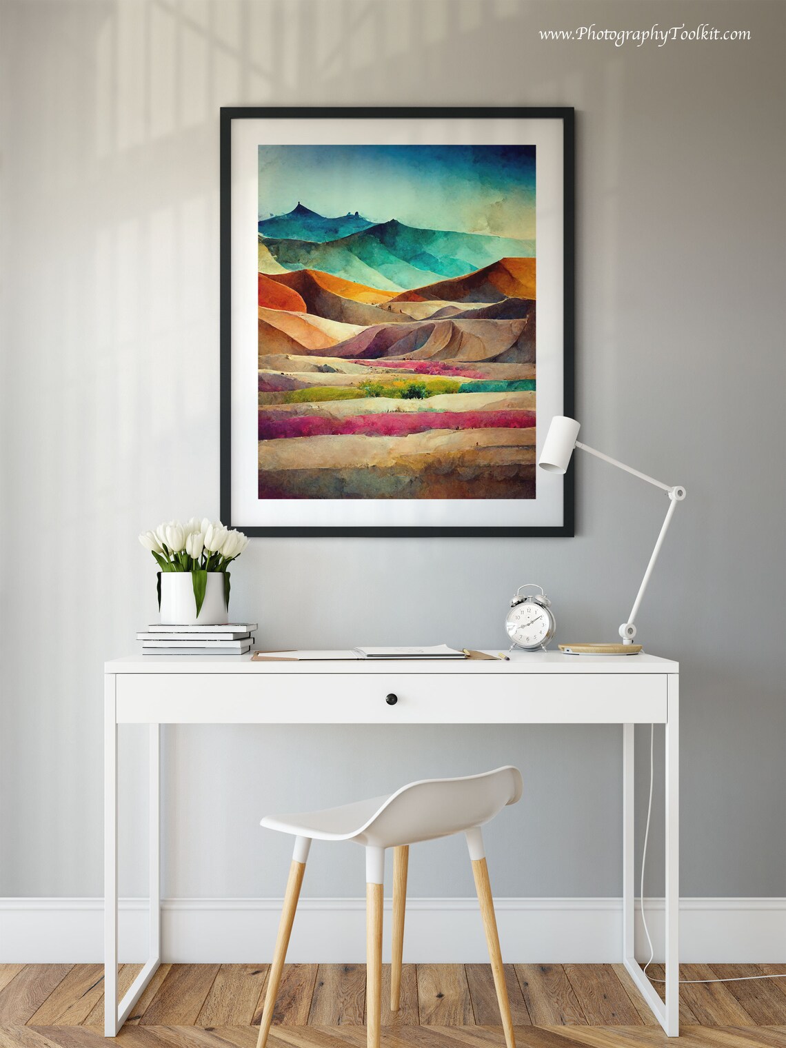 Desert Landscape Boho Art Print, Bohemian Wall Art - Image 2