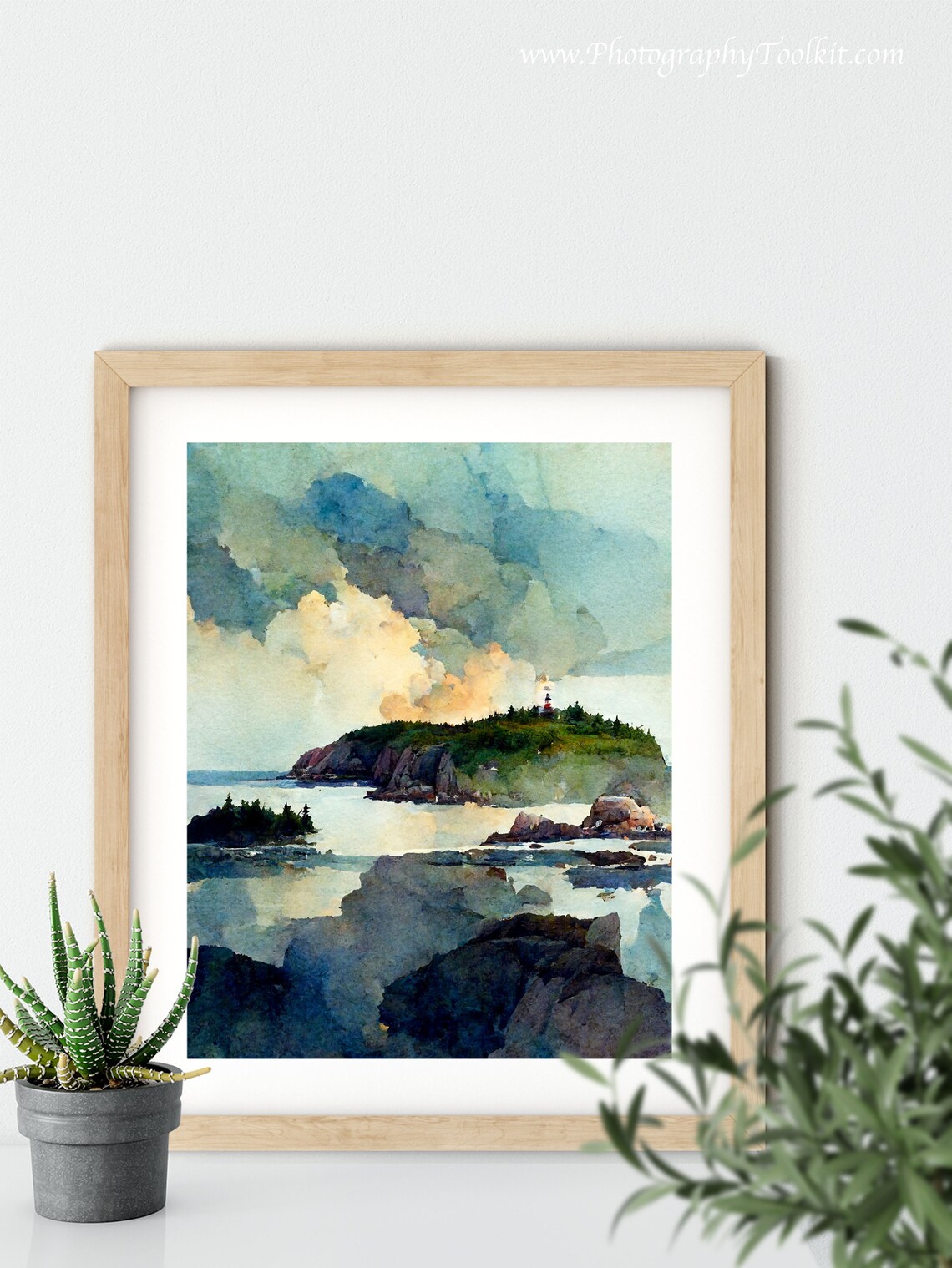 Acadia National Park Retro Travel Poster, Maine Lighthouse - Image 5
