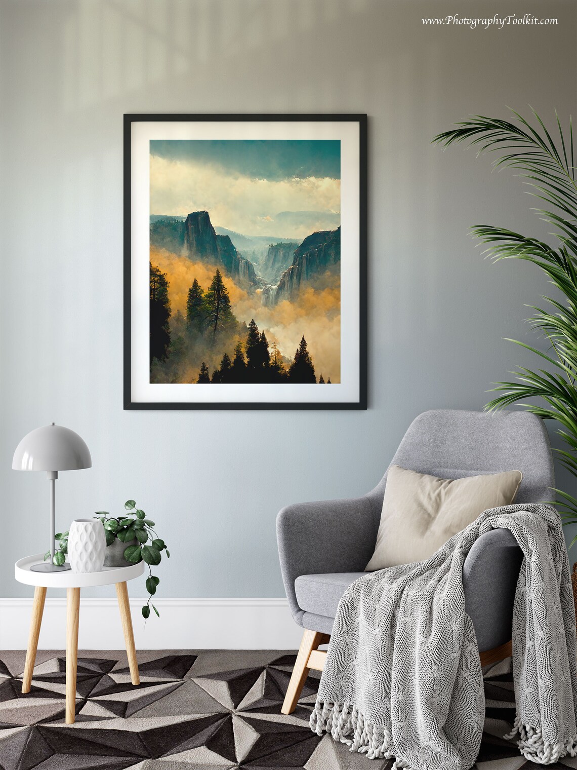 Yosemite National Park Mountain Art Poster - Image 6