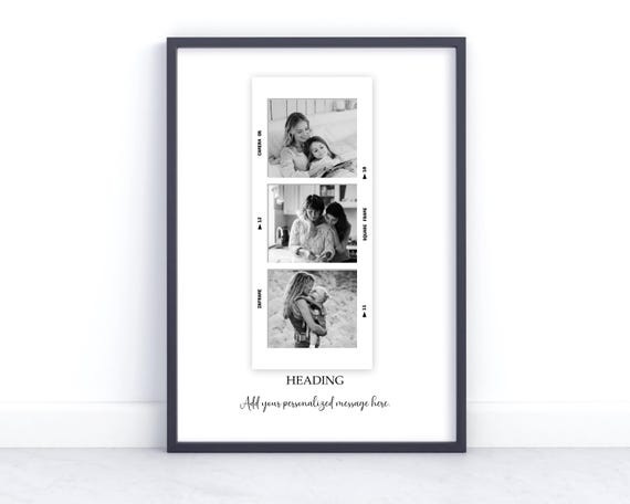 Personalised Polaroid Photo Gift Polaroid Prints Personalised Gifts Customised Gift Personalised Photo Frame Gift For Her Him Father Mother