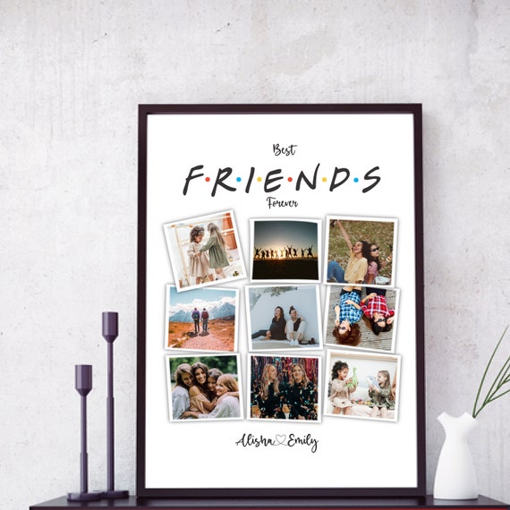 Best Friends Photo Collage Best Friend Gift Best Fiends Forever Gift Bestie Gifts Gift For Friend Personalized Best Friend Keepsake