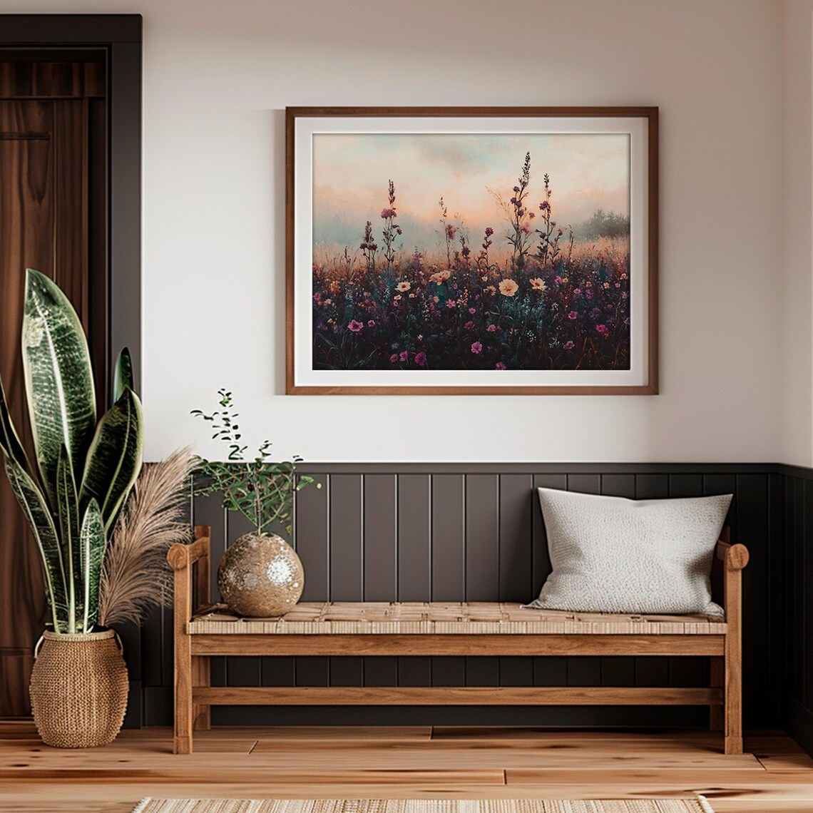 Moody Wildflower Print, Vintage Floral Wall Art - Image 4