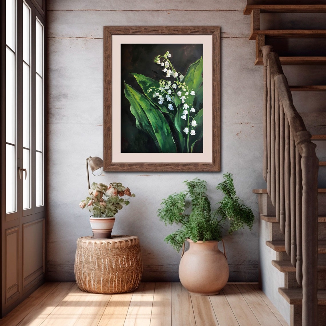 Moody Dark Academia Botanical Art Print - Image 4