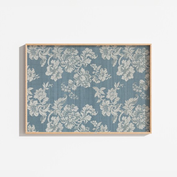 Vintage Textile Antique Horizontal Tapestry, Wall Art