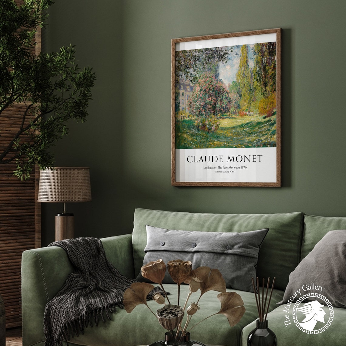 Claude Monet Parc Monceau 1876 Paris Park Blossom Garden Poster - Image 5