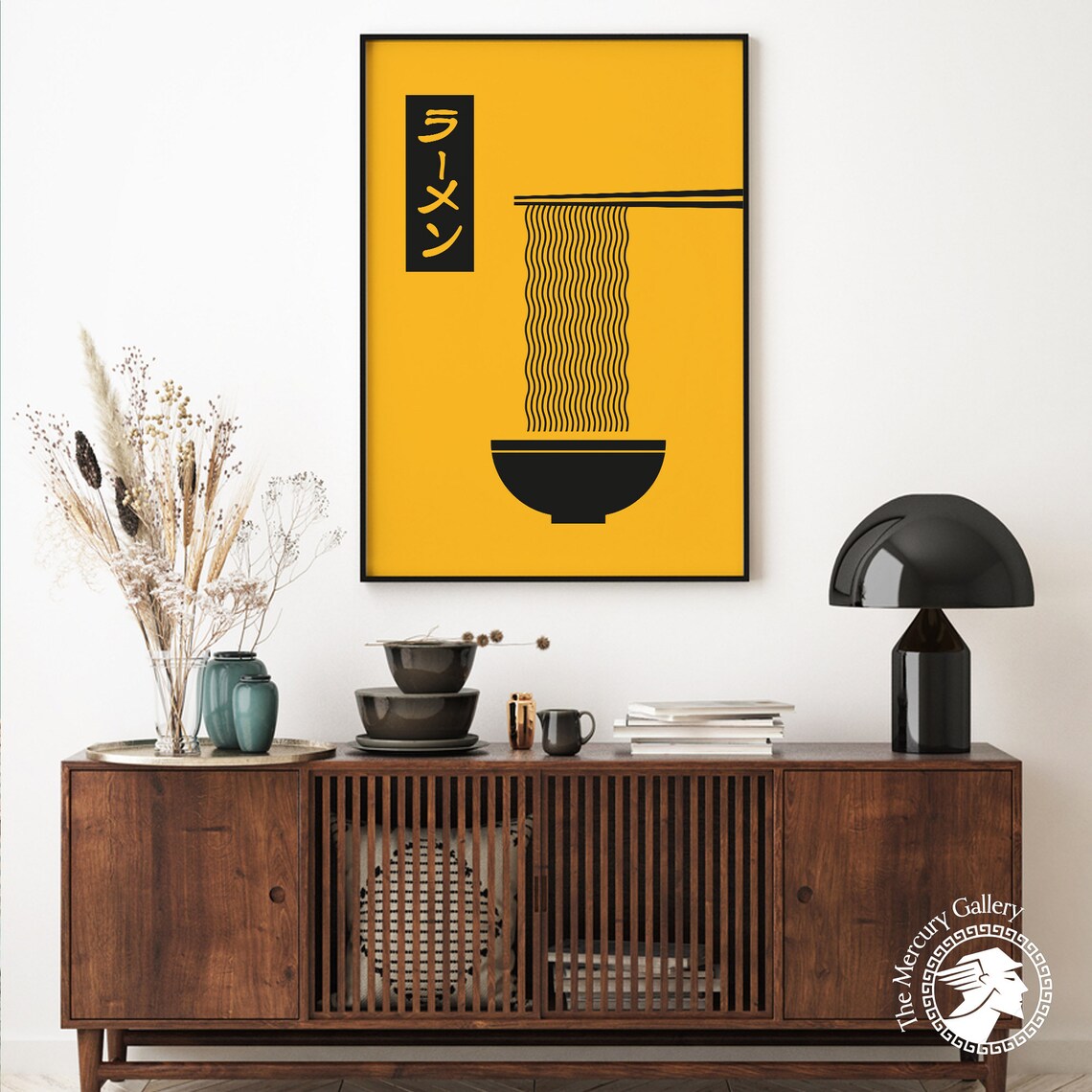 Ramen Noodle Print, Noodle Soup Travel Poster - Image 6