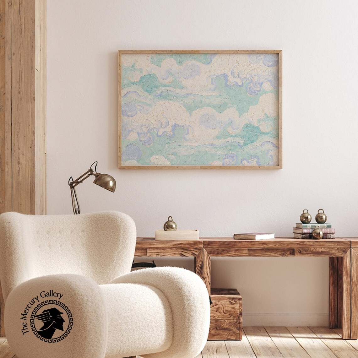 Van Gogh Sky Background Art Print, Reproduction Poster - Image 3