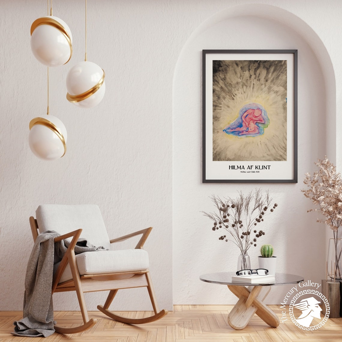 Hilma Af Klint Mother And Child 1931 Tender Spiritual Glow Art Print - Image 6