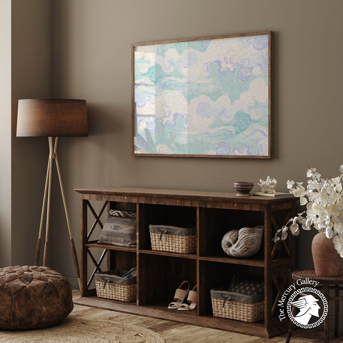 Van Gogh Sky Background Art Print, Reproduction Poster - Image 4