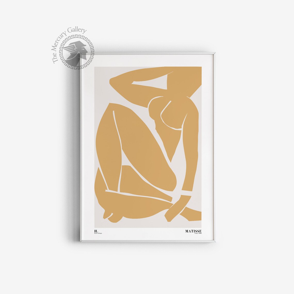 Matisse Yellow Nude Cut-Outs Fauvism Art Print - Image 4