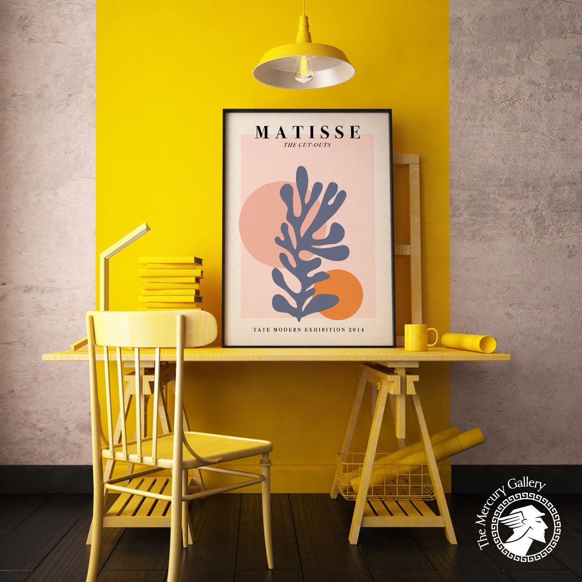 Matisse Print Vintage Exhibition Poster Modern Trendy Abstract Wall Art Papiers Decoupes Minimalist - Image 5