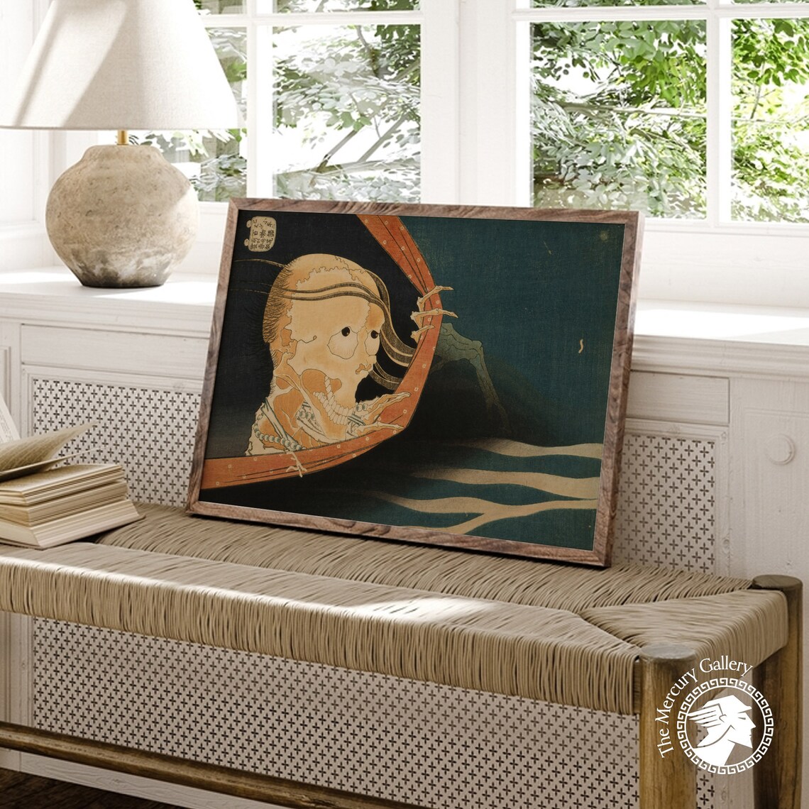 Hokusai Ghost of Kohada Koheiji Japanese Horror Woodblock Art Poster - Image 3