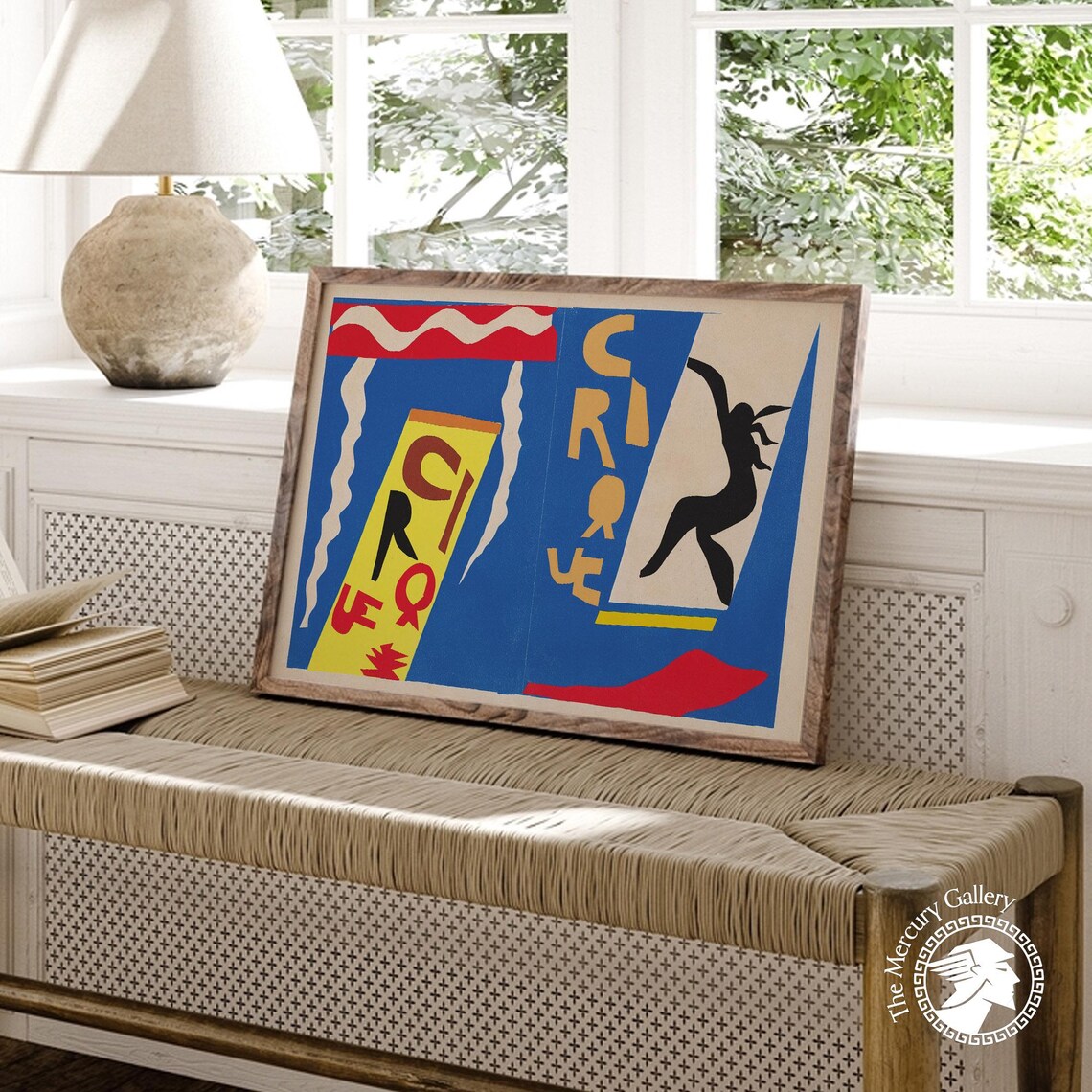 Henri Matisse Jazz The Circus Colorful Cut Out Collage Art Poster - Image 5