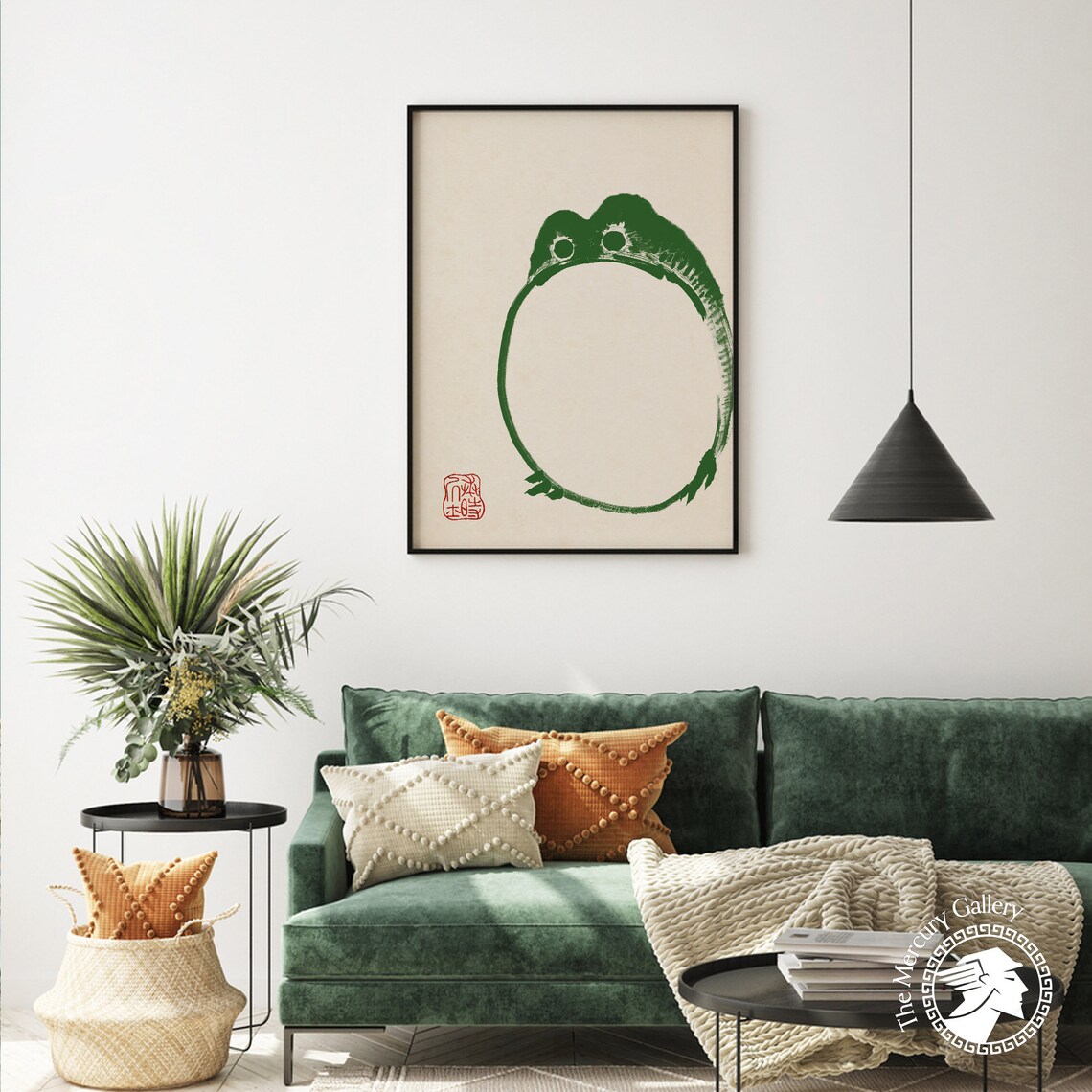 Vintage Frog Painting Matsumo Hoji Art Print - Image 4