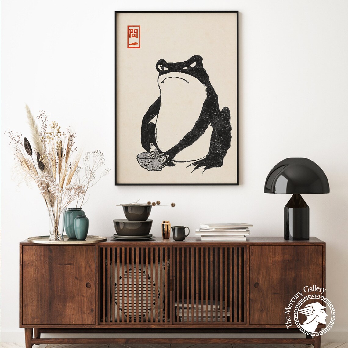 Matsumoto Hoji Frog Vintage Japanese Poster - Image 6