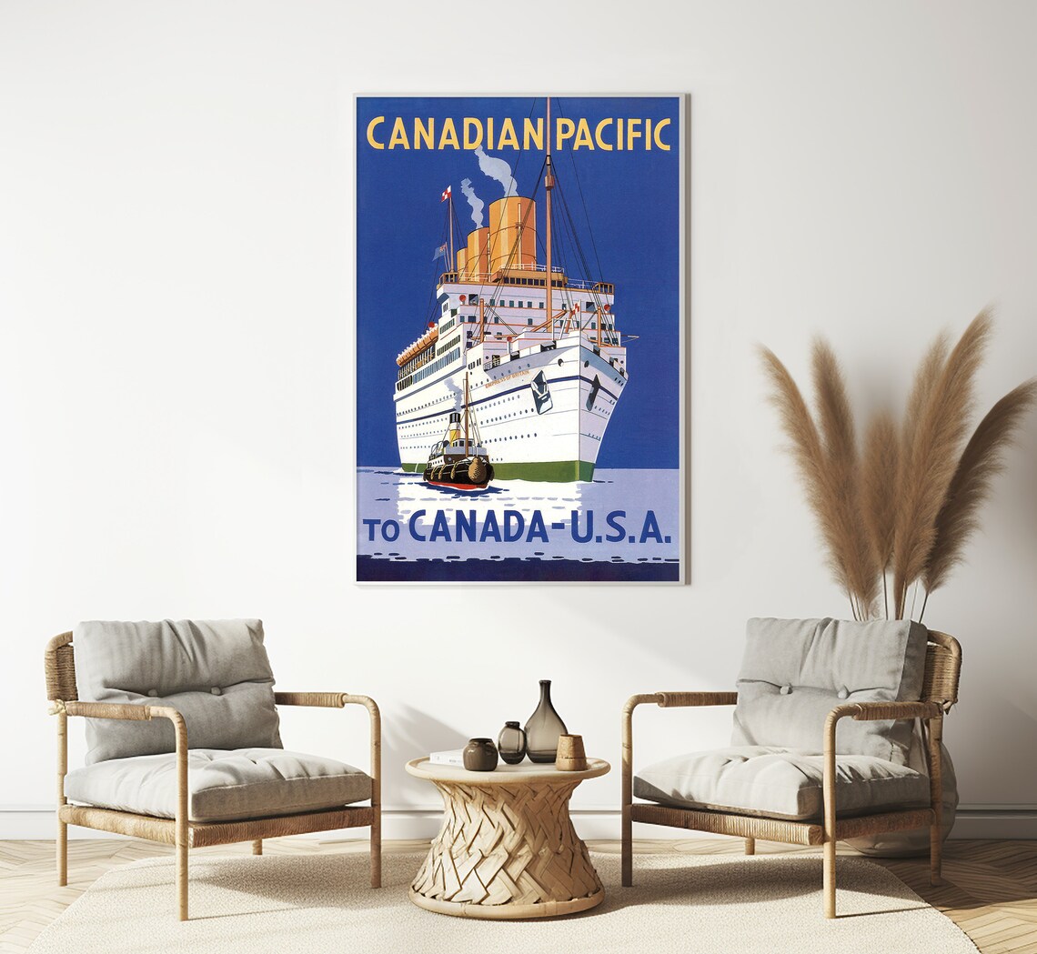 Canadian Pacific Canada Vintage Travel Poster Print - Image 3