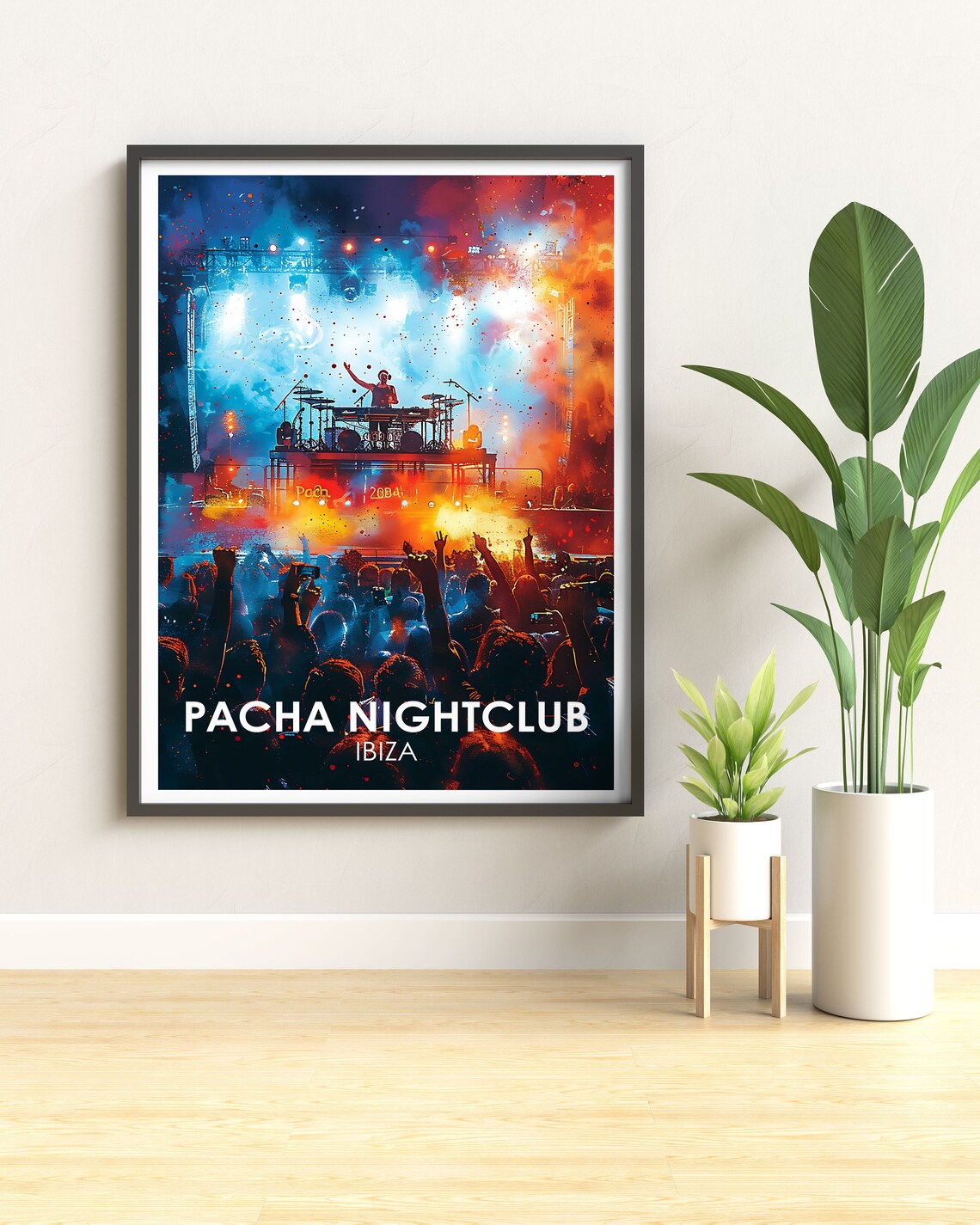Pacha Ibiza Vintage Travel Poster, Nightclub Print - Image 3