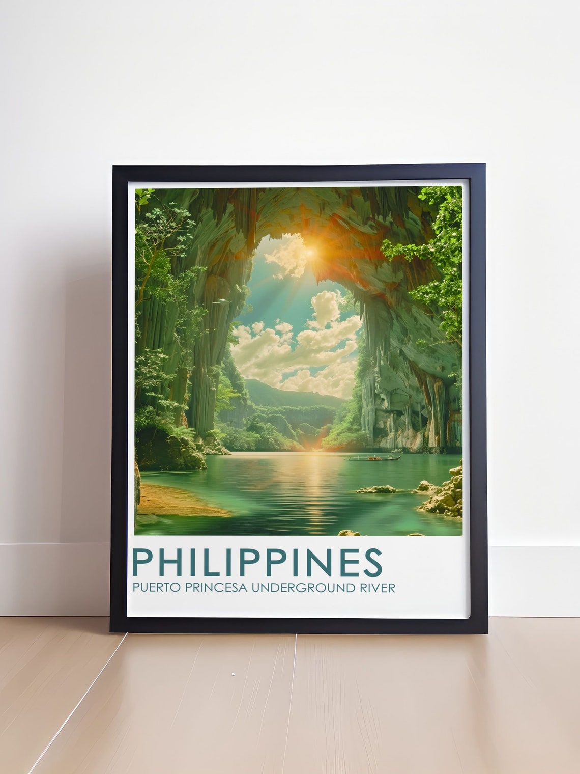 Puerto Princesa Underground River Cave Philippines Paradise Poster - Image 4