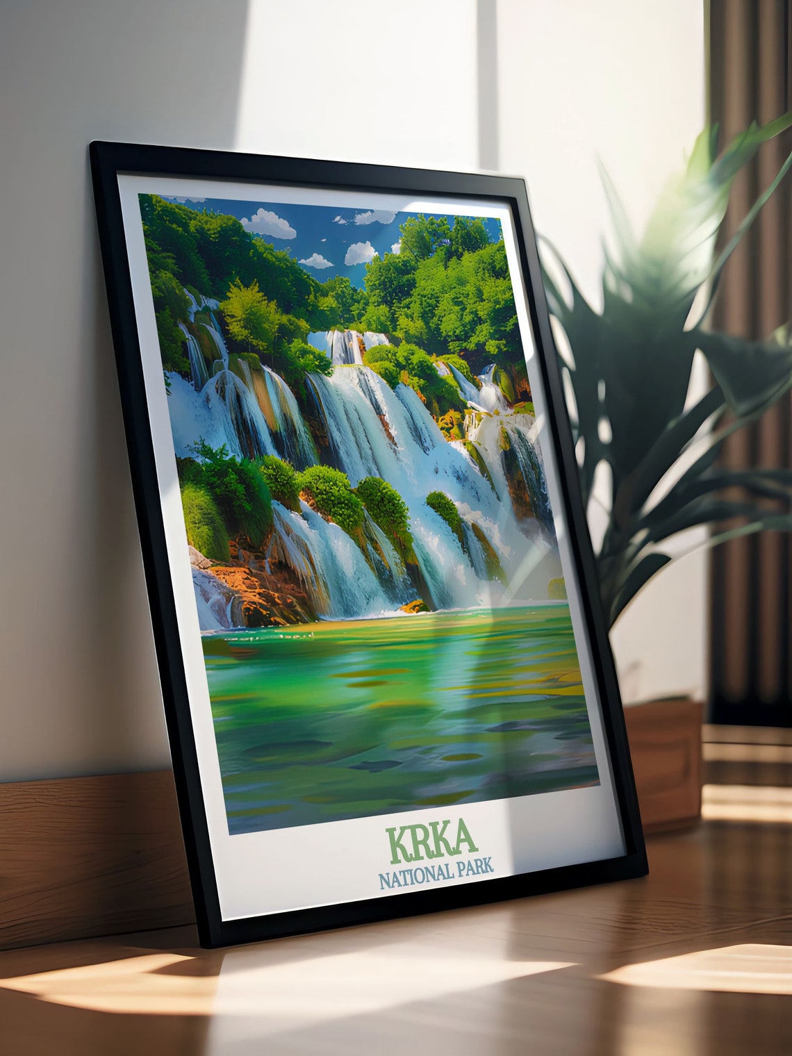 Krka National Park Travel Art Skradinski Buk Print Captivating Croatia Art Adventure Travel Gift Croatia Travel Decor - Image 2