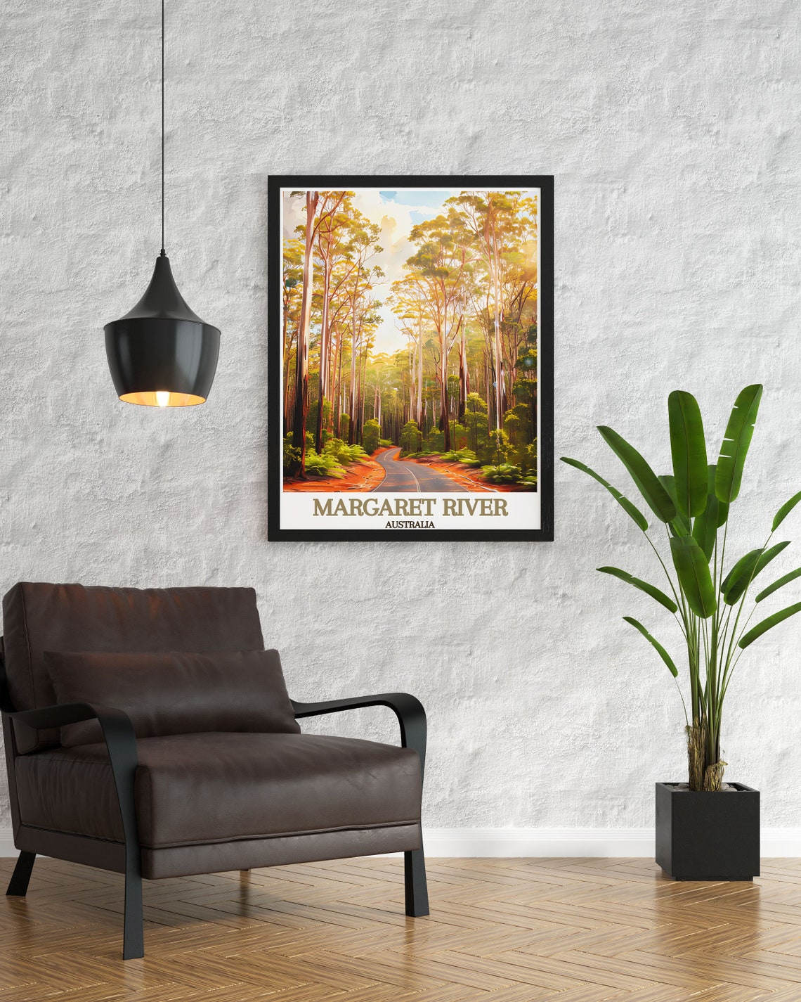 Boranup Karri Forest Tall Trees Road near Margaret River Poster - Image 3