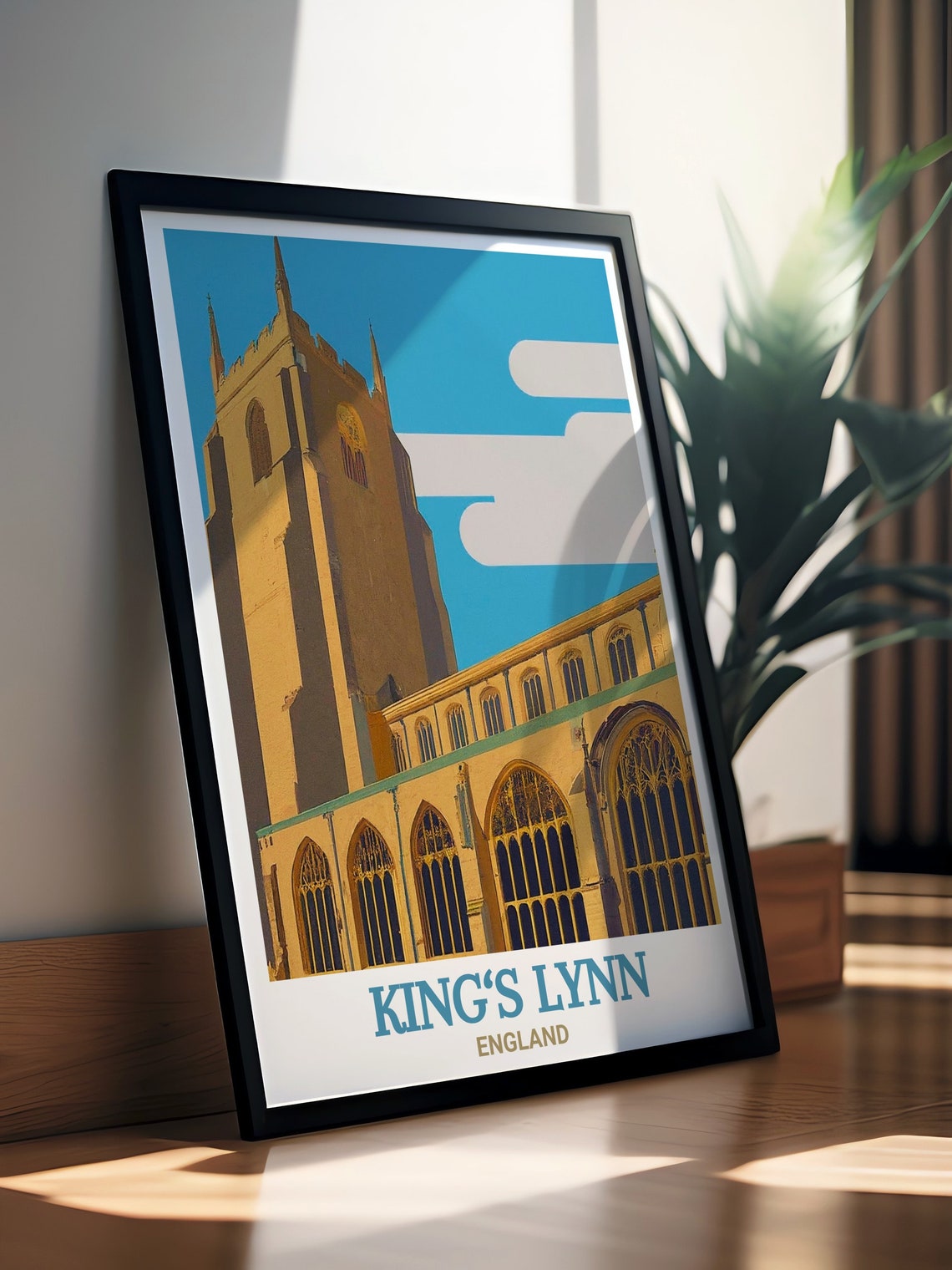 Kings Lynn Wall Art St Margarets Church England Artwork St Margarets Church Travel Poster St Margarets Church Print - Image 3