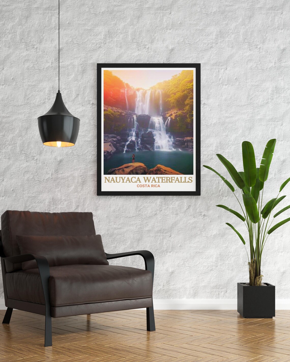 Nauyaca Waterfalls Poster Print Nauyaca Waterfalls Art Print Nauyaca Waterfalls Poster Nauyaca Waterfalls Art Costa Rica Prints - Image 4
