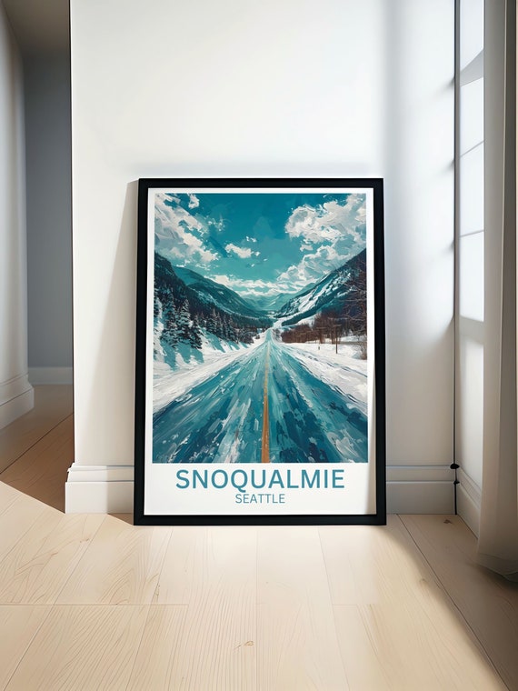 Summit Snoqualmie Ski Prints Capturing Washingtons Premier Winter Landscape Summit Snoqualmie Print Series