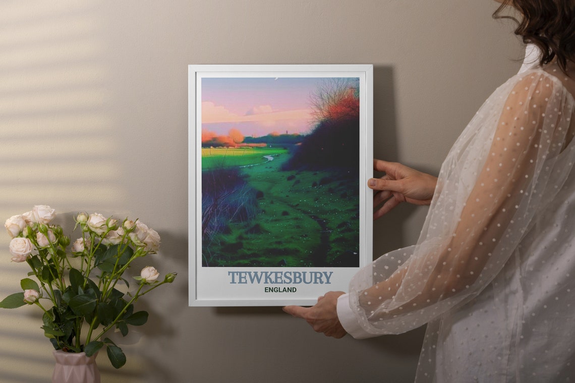 Tewkesbury Travel Print Tewkesbury Battlefield Print Tewkesbury Battlefield Decor Tewkesbury Battlefield Artwork Tewkesbury Decor - Image 2