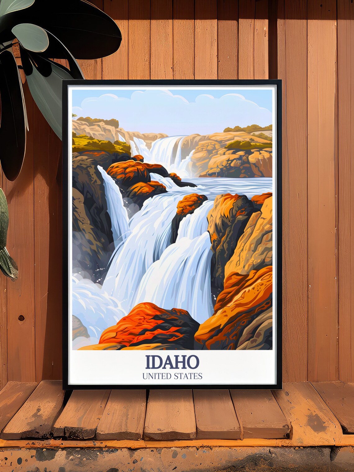 Idaho Shoshone Falls Niagara of the West Cascading Waterfall Poster - Image 2
