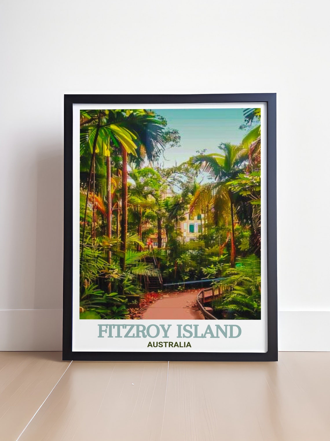 Fitzroy Island Secret Garden Rainforest Walking Trail Travel Poster - Image 4
