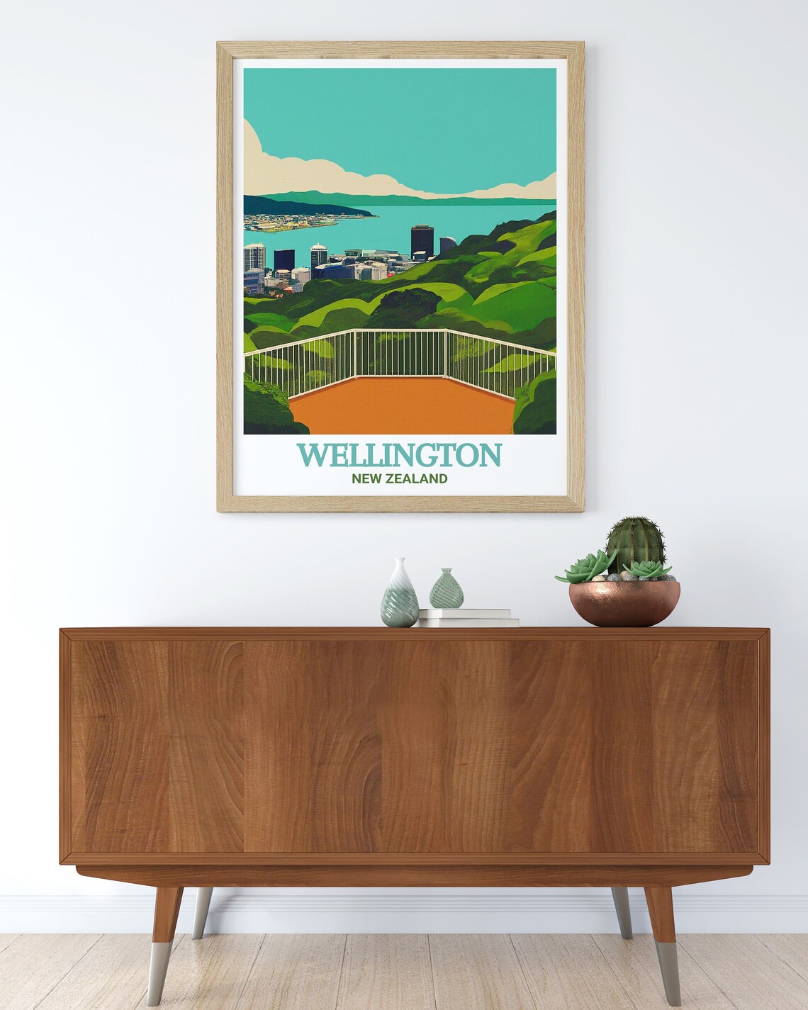 Mount Victoria Lookout Wellington Harbor City Skyline Poster - Image 3