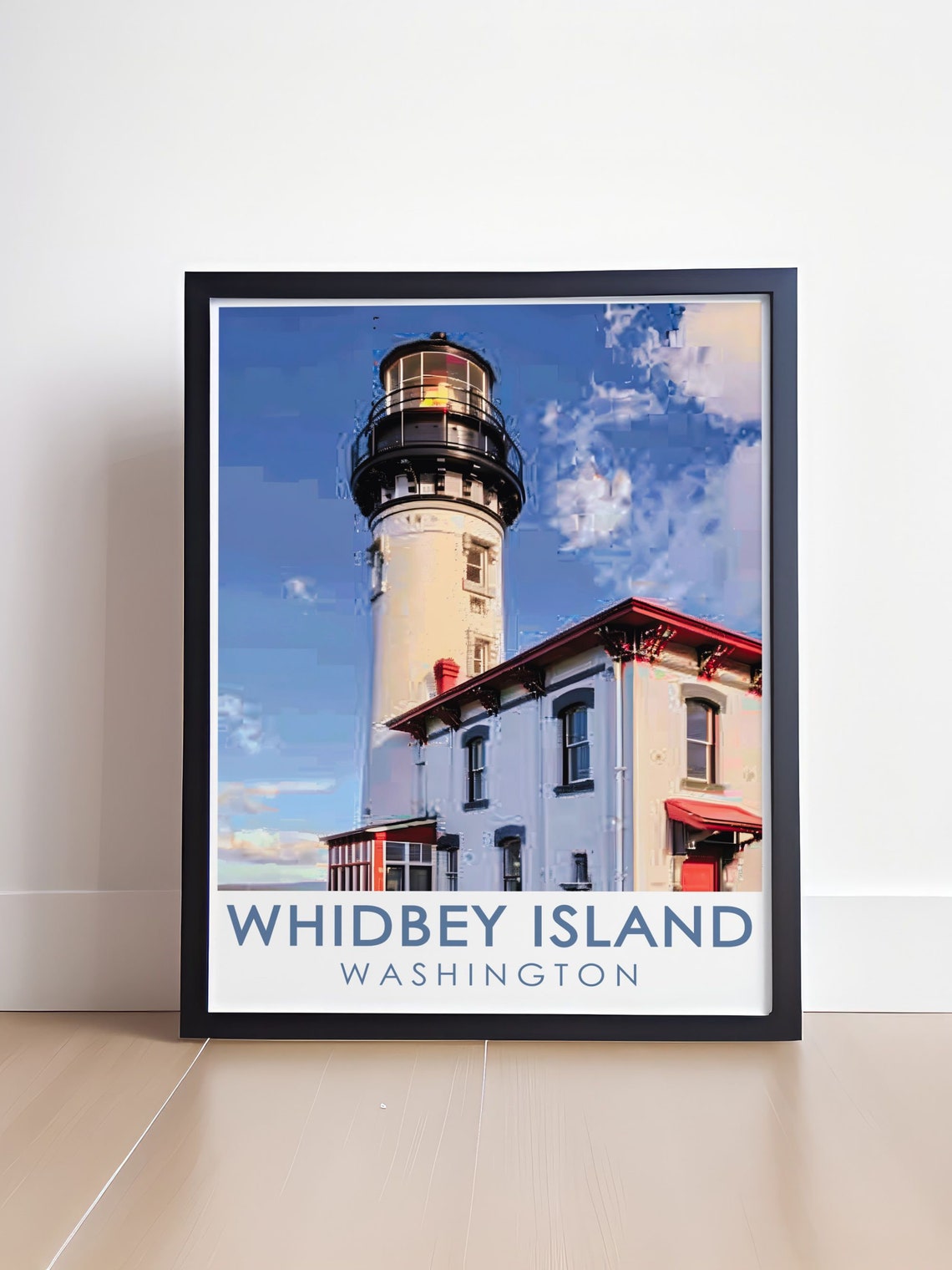 Admiralty Head Lighthouse at Fort Casey on Whidbey Island Poster - Image 4