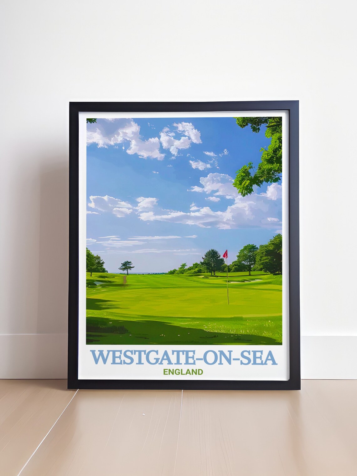 Westgateonsea Art Collection Westgate Golf Club Travel Art Kent Heritage Prints Westgate Cultural Decor - Image 4