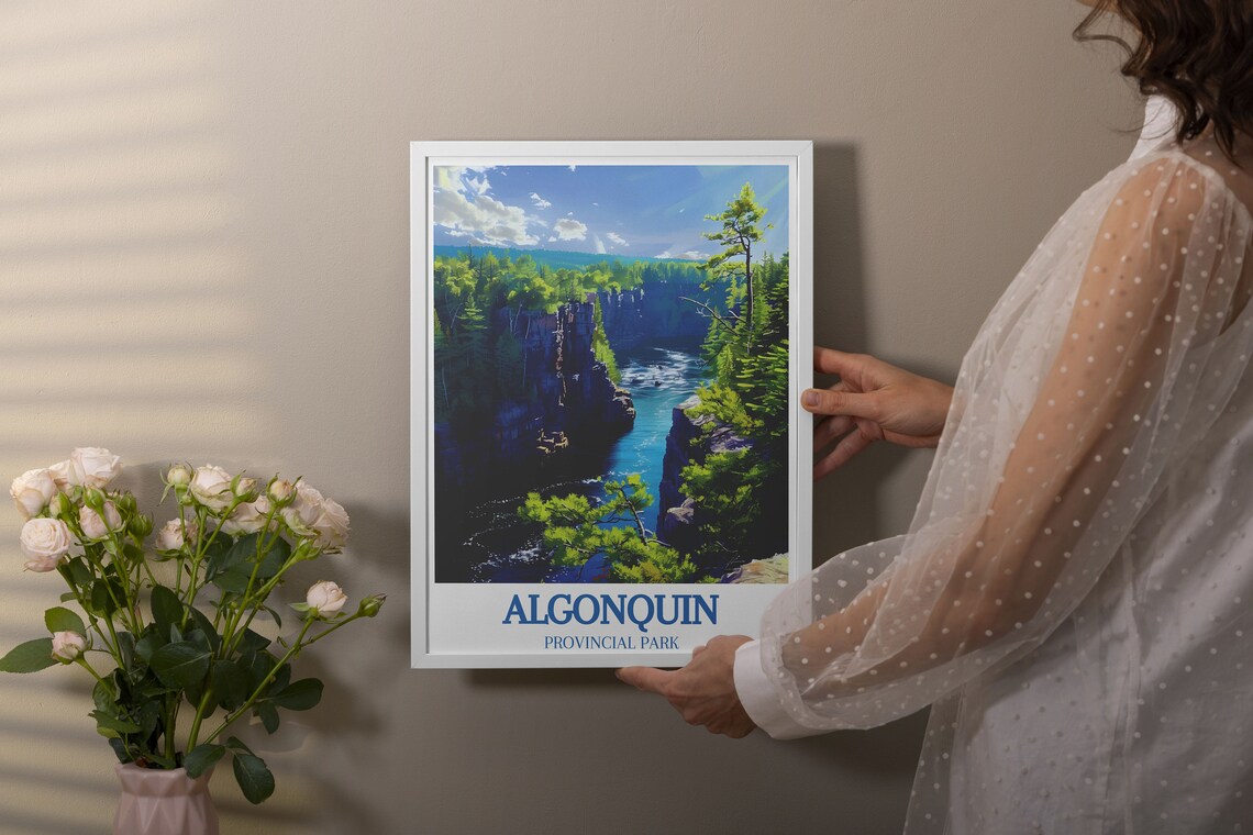 Algonquin Wilderness Art Print, Ontario Lake Landscape - Image 2