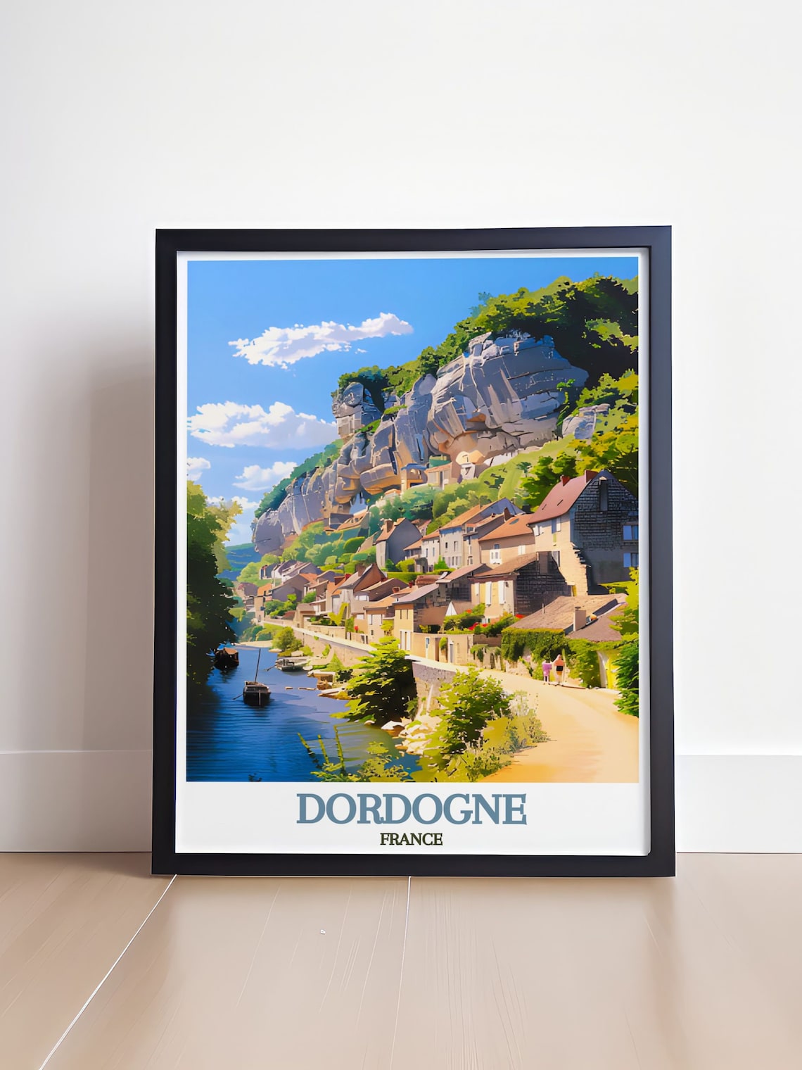 Dordogne France, La Roque-Gageac Travel Poster - Image 4