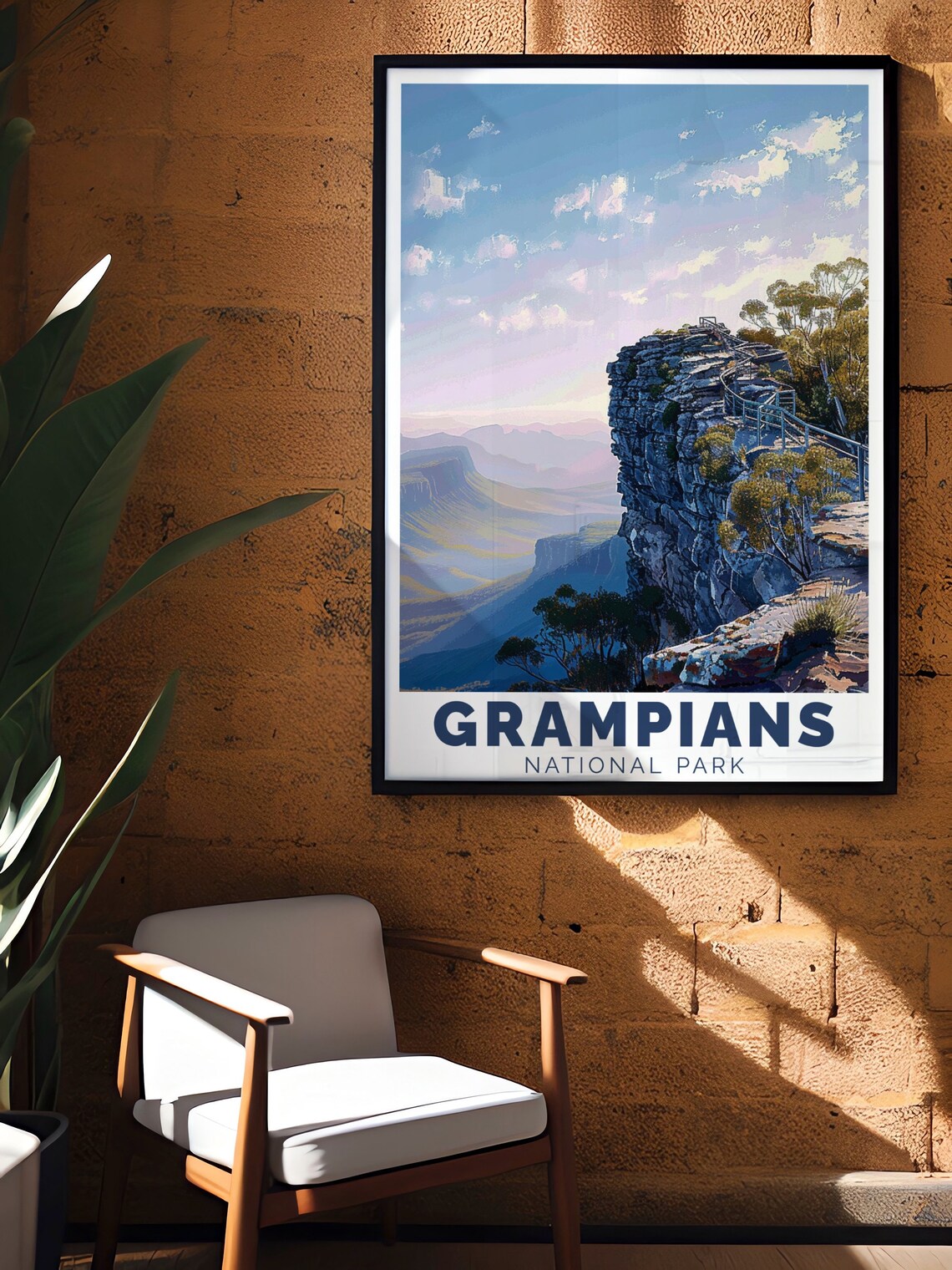 Grampians National Park The Pinnacle Lookout Ridge Walk Poster - Image 2