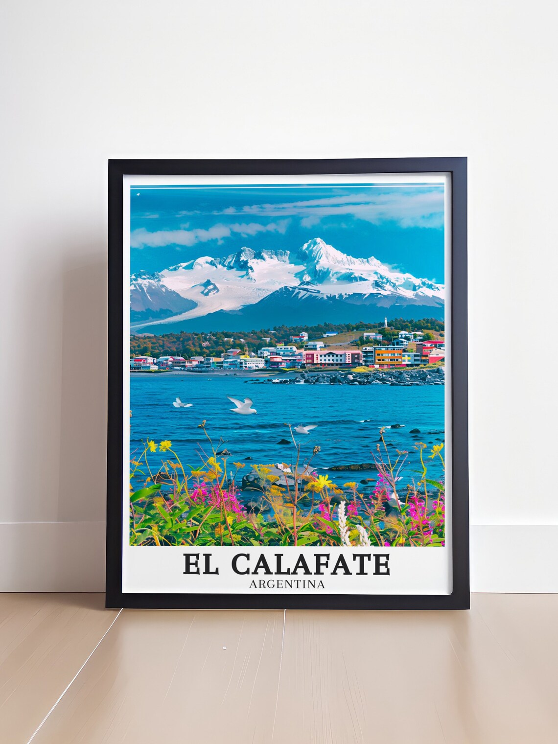 El Calafate Colorful Lakeside Town Mountains Argentina Poster - Image 4