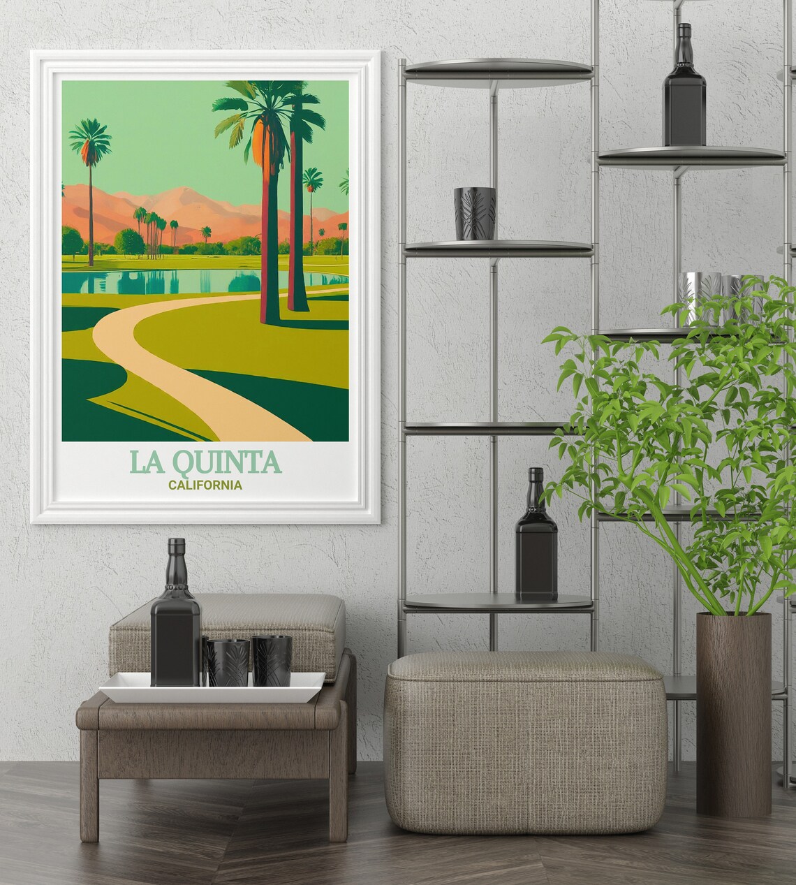 La Quinta Civic Center Park Travel Poster Art Print - Image 3